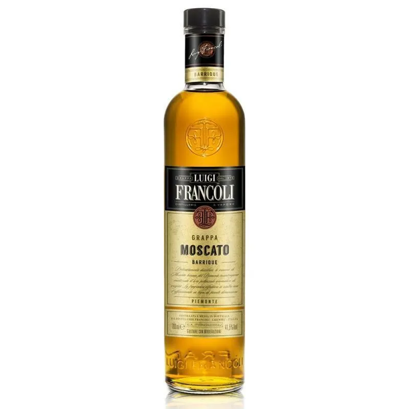 Luigi Francoli Grappa Del Piemonte Moscato Ambrata 70 cl