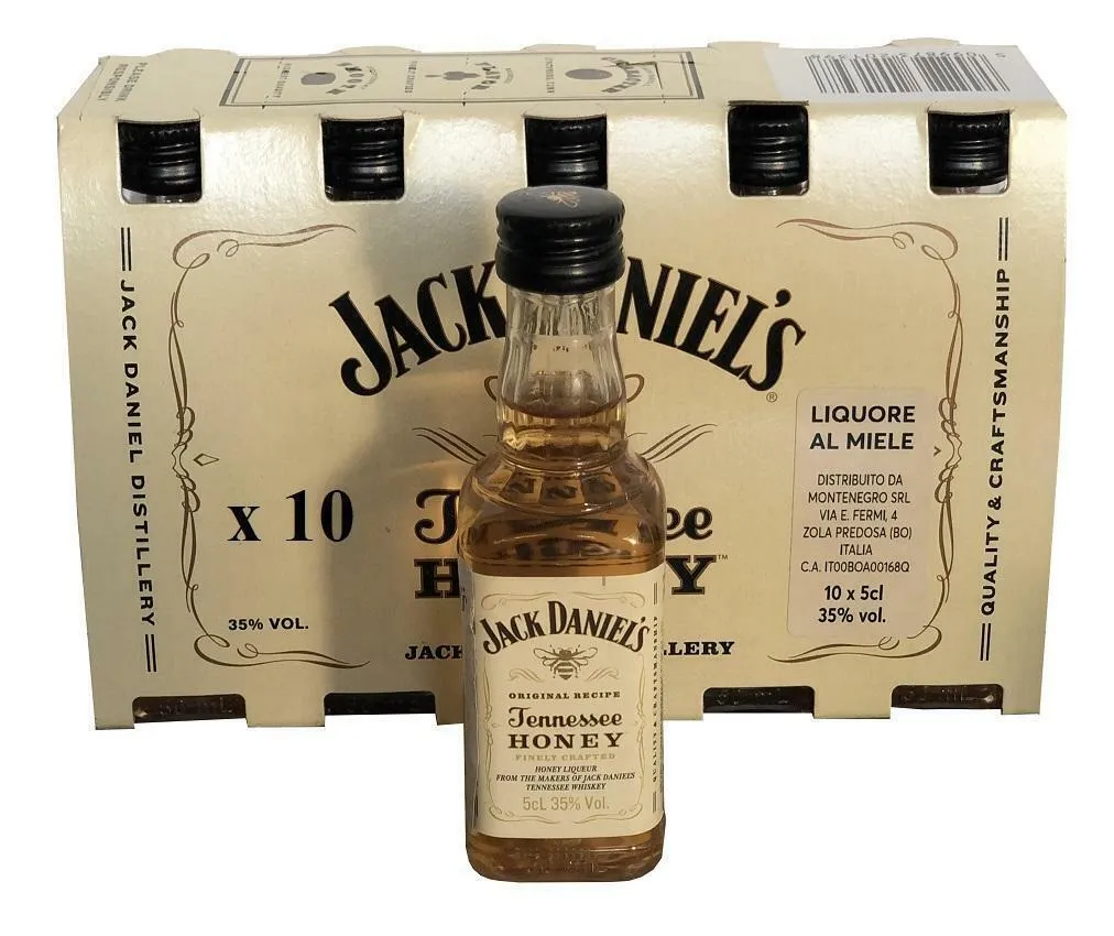 Jack Daniel’s Honey Mignon Miniature 5 cl 10 Bottigliette