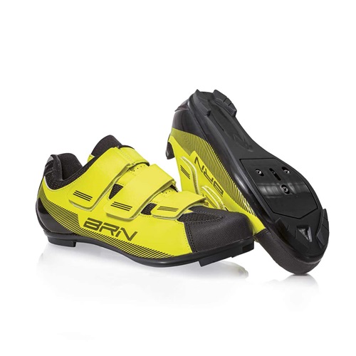 Scarpe BRN 3 Strappi Road Giallo Fluo