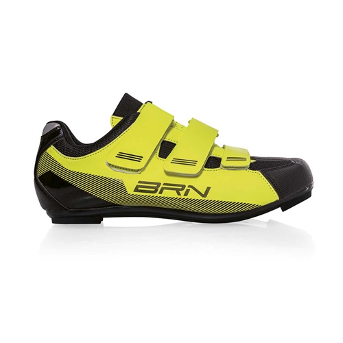 Scarpe BRN 3 Strappi Road Giallo Fluo - immagine 2